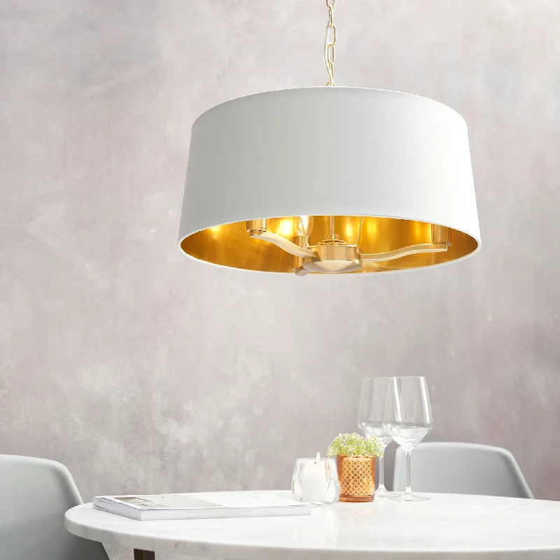 Gothic Ceiling Lights with Dark Metalwork and Pointed ArchesHarvey 3lt pendant