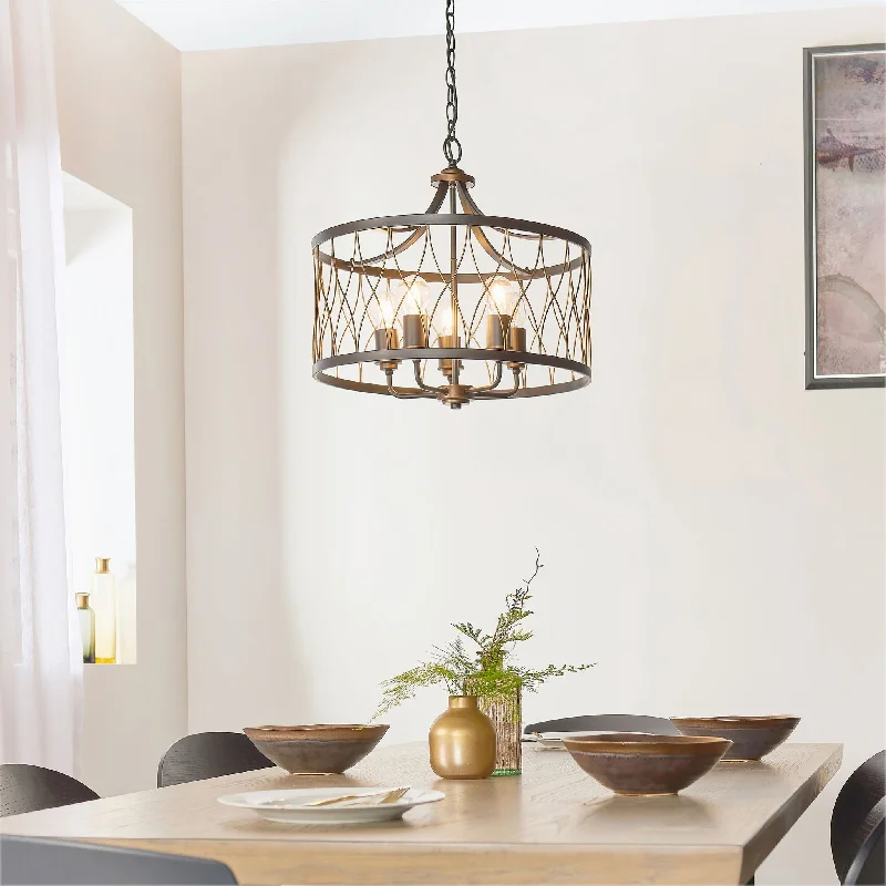 Japanese - Inspired Ceiling Lights with Shoji - Screen - like DiffusersHeston 5lt pendant Japanese - Inspired Ceiling Lights with Shoji - Screen - like DiffusersHeston 5lt pendant