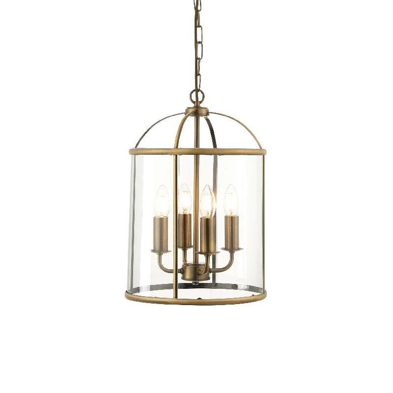 Contemporary Ceiling Lights with Unique, Abstract ShapesLambeth 4lt pendant