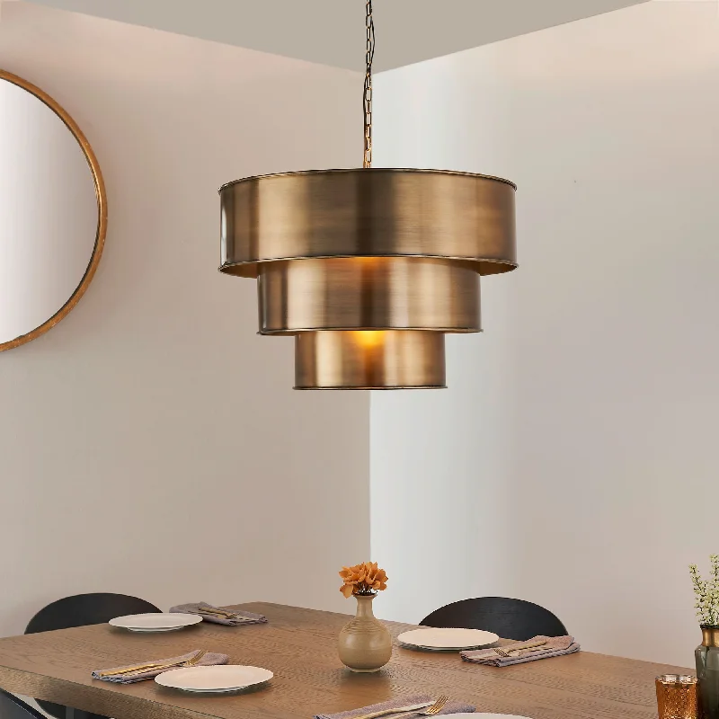 Industrial Style Ceiling Lights with Exposed Bulbs and Metal CagesMorad Pendant