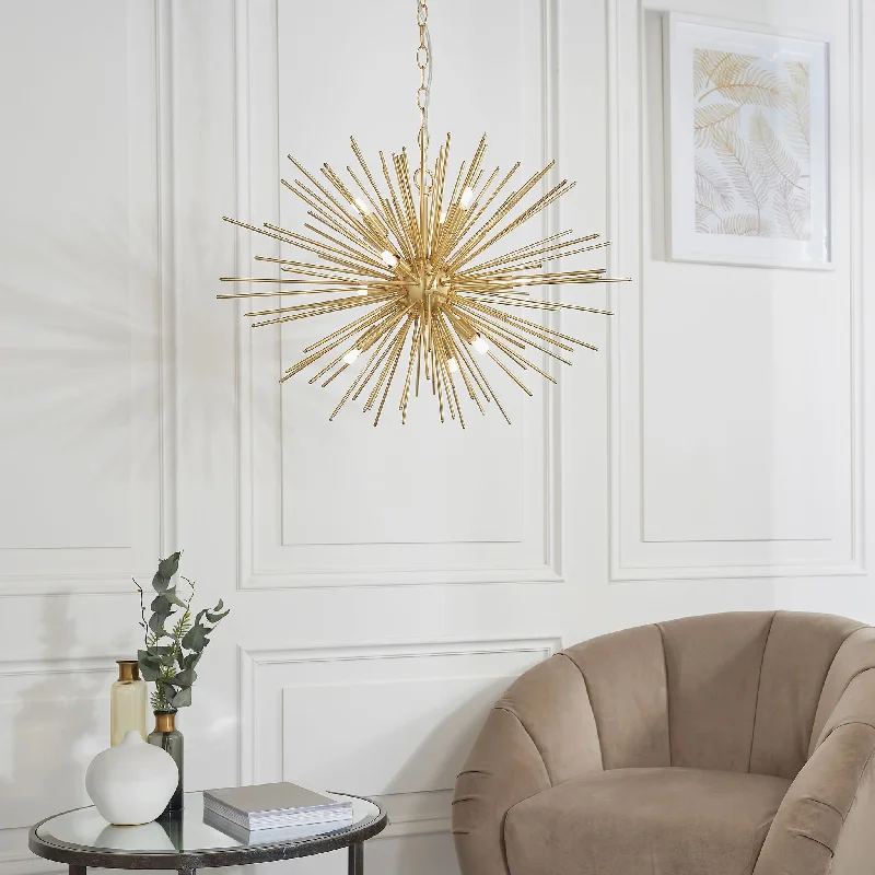 Scandinavian Style Ceiling Lights with Light Wood AccentsOrta 9lt pendant