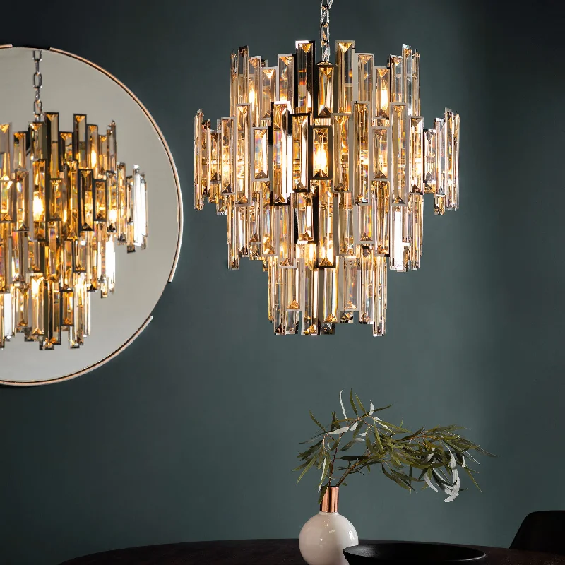 Victorian - Inspired Ceiling Lights with Ornate Crystal ChandeliersViviana 12lt pendant Victorian - Inspired Ceiling Lights with Ornate Crystal ChandeliersViviana 12lt pendant