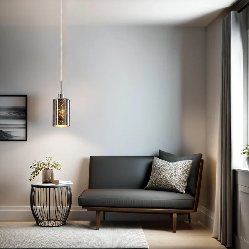 Retro Ceiling Lights Inspired by the 1950s and 1960s DesignEspejo interior Pendant Light in Chrome or Rose Gold Glass with Dotted Effect Retro Ceiling Lights Inspired by the 1950s and 1960s DesignEspejo interior Pendant Light in Chrome or Rose Gold Glass with Dotted Effect
