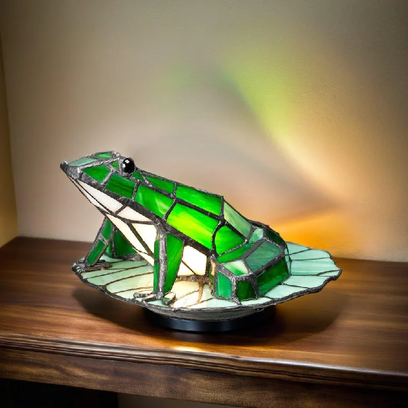 art deco table lamps with geometric shapes for a retro touchFrog Tiffany LED Table Lamp Architectural Bronze ELS.QZ-FROG-TL Elstead Lighting art deco table lamps with geometric shapes for a retro touchFrog Tiffany LED Table Lamp Architectural Bronze ELS.QZ-FROG-TL Elstead Lighting