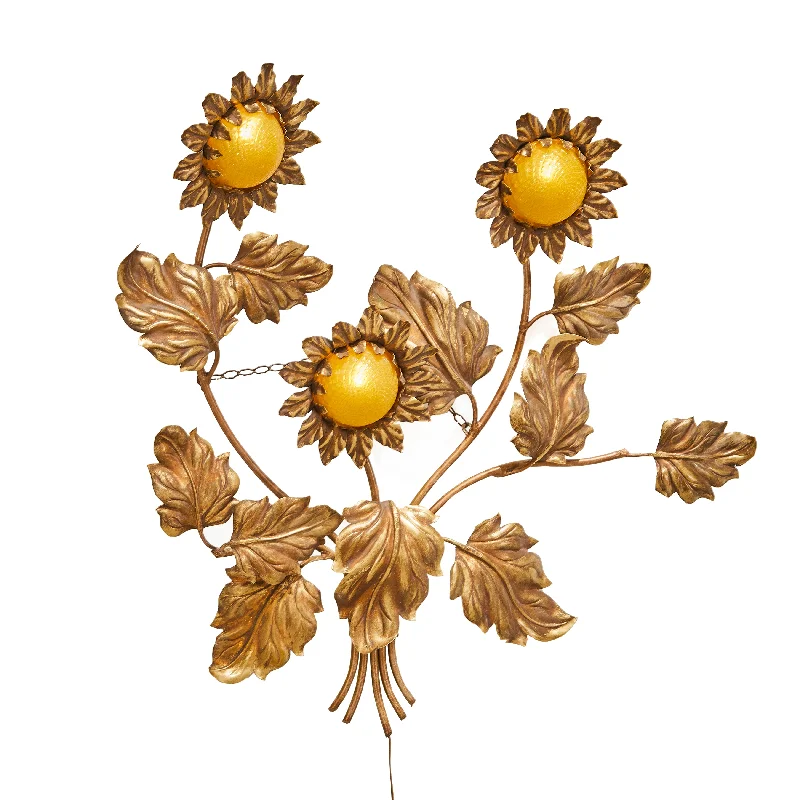 victorian style table lamps with ornate details for traditional homesGold Wall-Hanging Growing Flower Light victorian style table lamps with ornate details for traditional homesGold Wall-Hanging Growing Flower Light