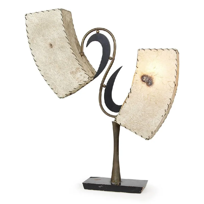 wooden table lamps with natural grain for a warm and organic feelGoogie Style Lamp