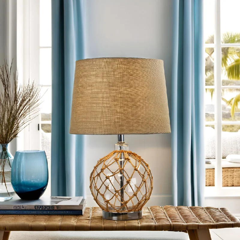 bohemian table lamps with colorful patterns for eclectic bedroomsHamptons Style Table Lamp with Rope Wrapped Around Glass Ball bohemian table lamps with colorful patterns for eclectic bedroomsHamptons Style Table Lamp with Rope Wrapped Around Glass Ball