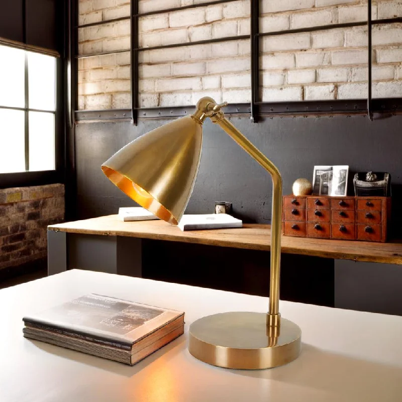 leather table lamps with a distressed texture for a rugged charmHastings Desk Lamp in Antique Brass or Antique Silver leather table lamps with a distressed texture for a rugged charmHastings Desk Lamp in Antique Brass or Antique Silver