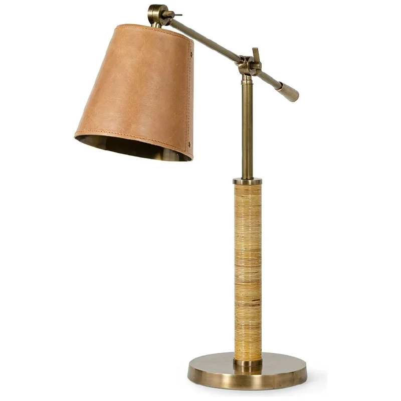 rustic farmhouse table lamps for cozy kitchensHendrick Task Lamp