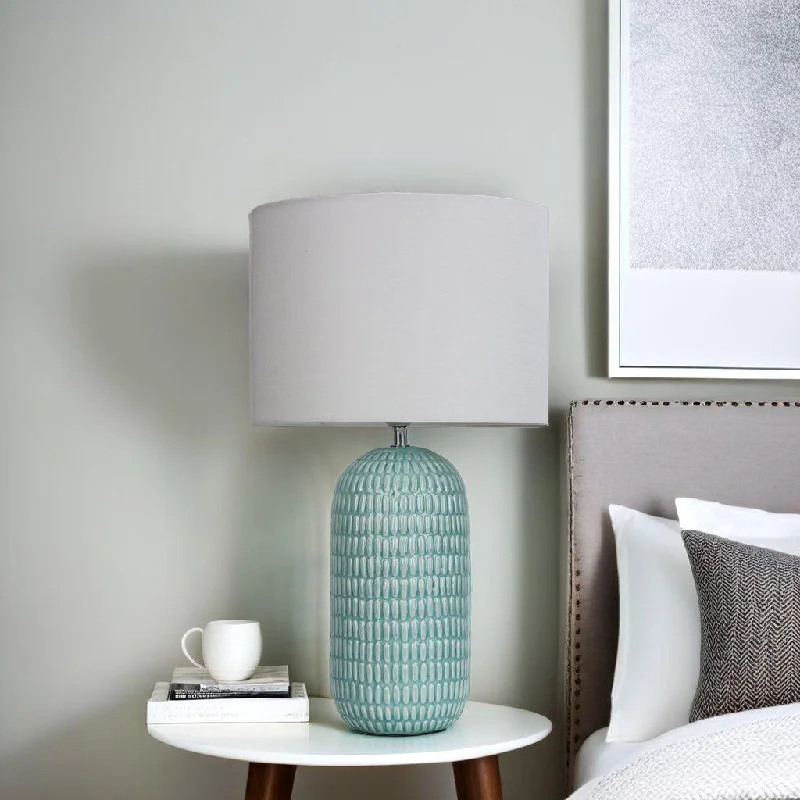 bohemian table lamps with colorful patterns for eclectic bedroomsHurley Table Lamp in Pale Blue bohemian table lamps with colorful patterns for eclectic bedroomsHurley Table Lamp in Pale Blue