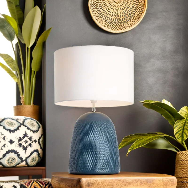 art deco table lamps with geometric shapes for a retro touchJordana Textured Ceramic Table Lamp in Blue or Grey art deco table lamps with geometric shapes for a retro touchJordana Textured Ceramic Table Lamp in Blue or Grey