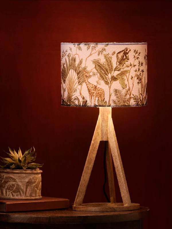 gothic style table lamps with dark finishes for a mysterious lookJungle Trio Wooden Lamp gothic style table lamps with dark finishes for a mysterious lookJungle Trio Wooden Lamp