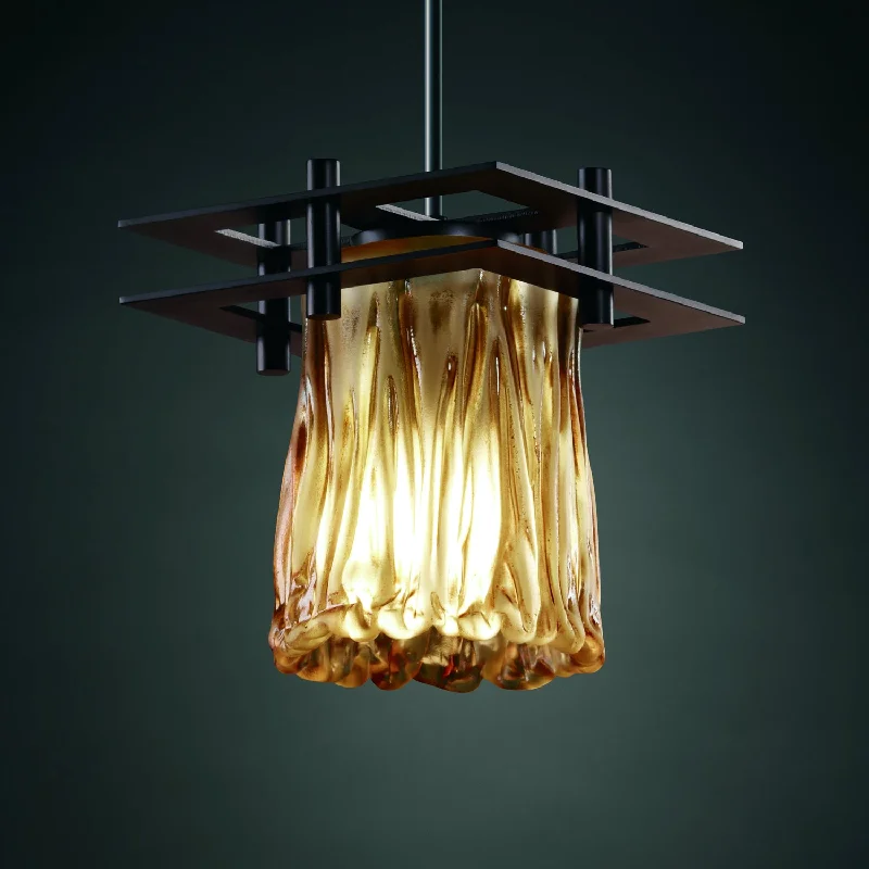 Crystal Ceiling Lights with High - Quality Swarovski CrystalsJustice Designs Veneto Luce GLA-8165-16-AMBR-DBRZ-BKCD Pendant Light - Dark Bronze Crystal Ceiling Lights with High - Quality Swarovski CrystalsJustice Designs Veneto Luce GLA-8165-16-AMBR-DBRZ-BKCD Pendant Light - Dark Bronze