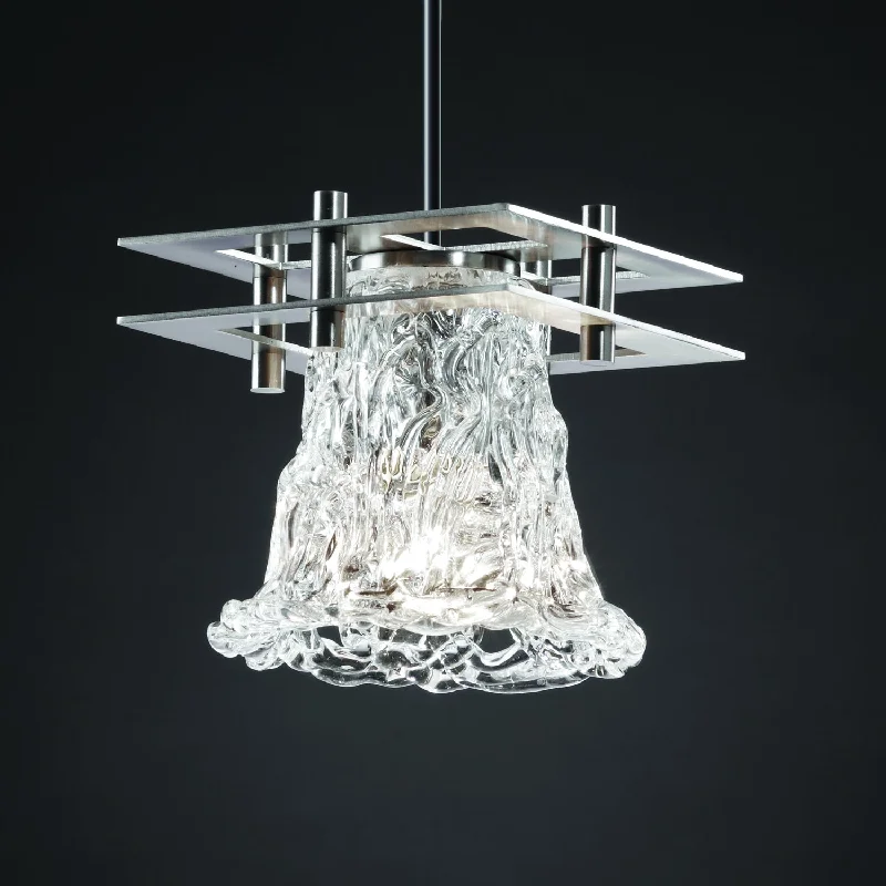 Metal Ceiling Lights in Brass, Copper, Stainless Steel, and IronJustice Designs Veneto Luce GLA-8165-20-LACE-NCKL-BKCD Pendant Light - Brushed Nickel Metal Ceiling Lights in Brass, Copper, Stainless Steel, and IronJustice Designs Veneto Luce GLA-8165-20-LACE-NCKL-BKCD Pendant Light - Brushed Nickel
