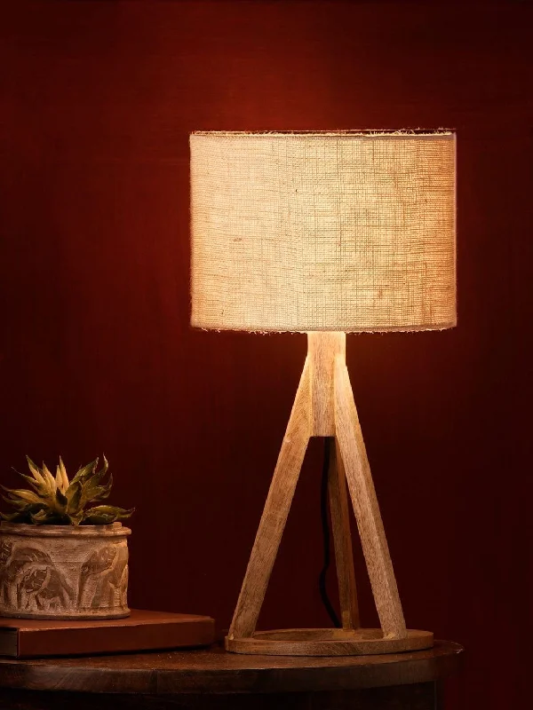 fabric table lamps with a linen shade for a relaxed and breathable lookJute White Trio Wooden Lamp fabric table lamps with a linen shade for a relaxed and breathable lookJute White Trio Wooden Lamp