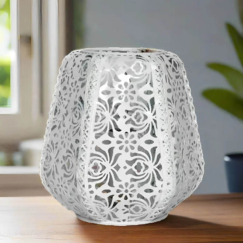 crystal table lamps with dazzling prisms for a glamorous effectLace Table Lamp Floral Laser Cut Metal in White or Black crystal table lamps with dazzling prisms for a glamorous effectLace Table Lamp Floral Laser Cut Metal in White or Black