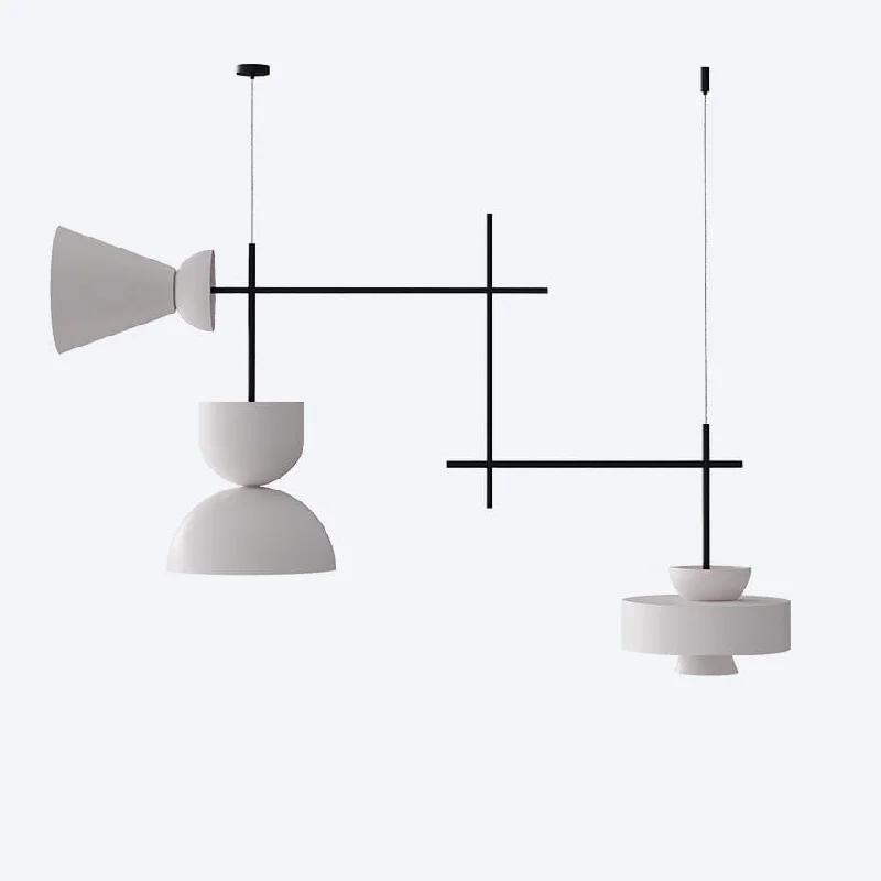 Japanese - Inspired Ceiling Lights with Shoji - Screen - like DiffusersLEVIA B PENDANT