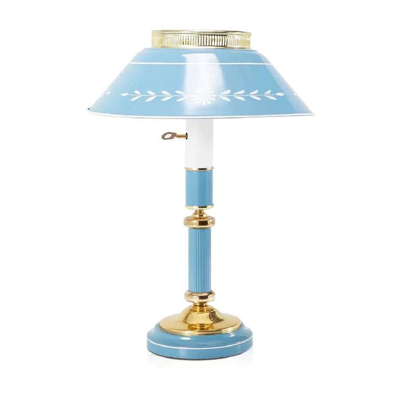 wooden table lamps with natural grain for a warm and organic feelLight Blue Tole Lamp wooden table lamps with natural grain for a warm and organic feelLight Blue Tole Lamp