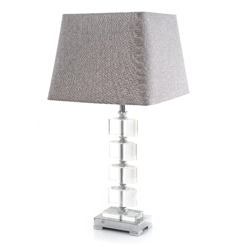 gothic style table lamps with dark finishes for a mysterious lookGrey & Lucite Base Lamp gothic style table lamps with dark finishes for a mysterious lookGrey & Lucite Base Lamp