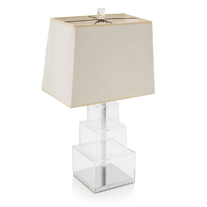 metal table lamps with a matte black finish for a sleek appearanceLucite Stacked Boxes Table Lamp metal table lamps with a matte black finish for a sleek appearanceLucite Stacked Boxes Table Lamp