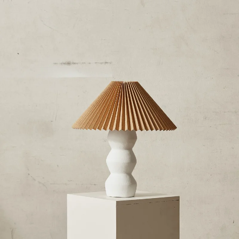 wooden table lamps with natural grain for a warm and organic feelLeo Lamp