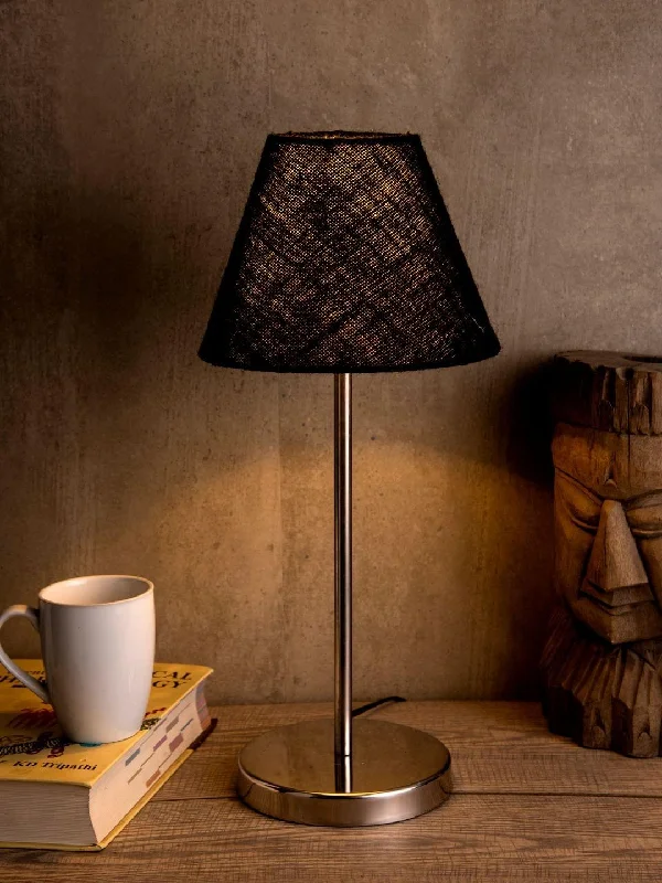 industrial style table lamps with exposed bulbs for loft apartmentsMetal Table Lamp with Black Jute Shade industrial style table lamps with exposed bulbs for loft apartmentsMetal Table Lamp with Black Jute Shade