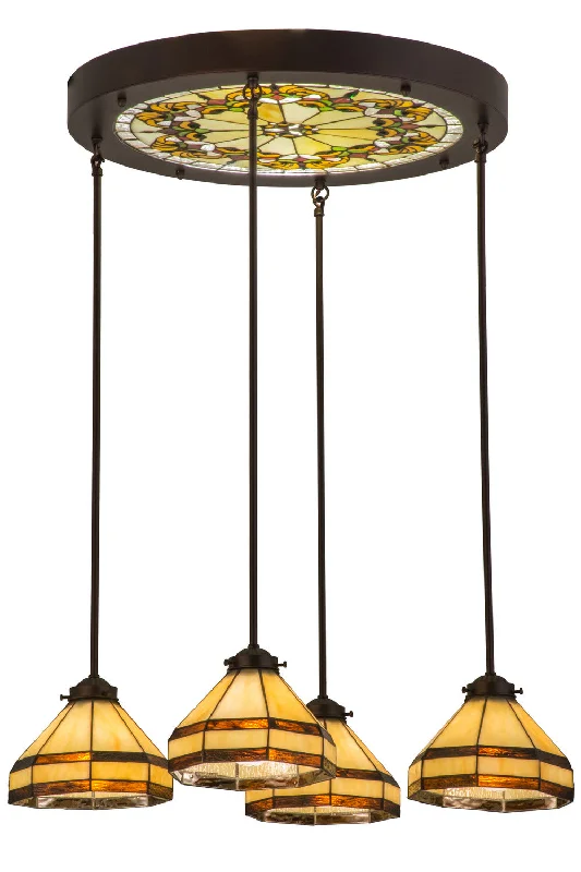 Industrial Style Ceiling Lights with Exposed Bulbs and Metal CagesFour Light Pendant Industrial Style Ceiling Lights with Exposed Bulbs and Metal CagesFour Light Pendant