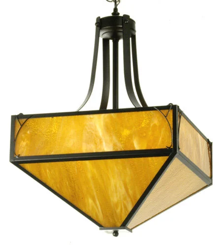 Contemporary Ceiling Lights with Unique, Abstract ShapesFour Light Pendant