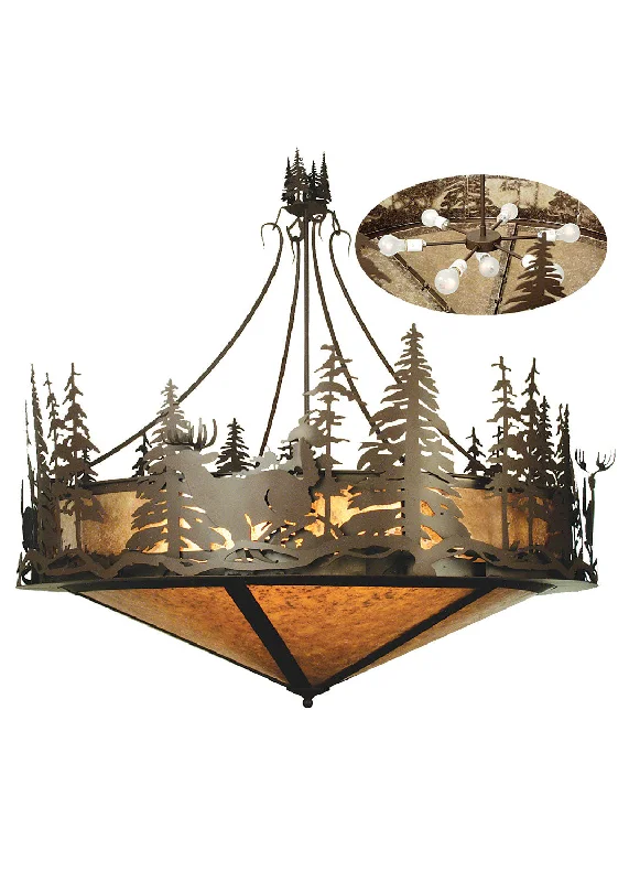 Contemporary Ceiling Lights with Unique, Abstract ShapesEight Light Pendant