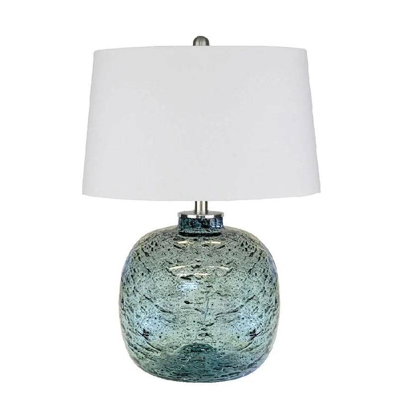 glass table lamps with a frosted surface for soft light diffusionMolten Blue Glass Table Lamp glass table lamps with a frosted surface for soft light diffusionMolten Blue Glass Table Lamp