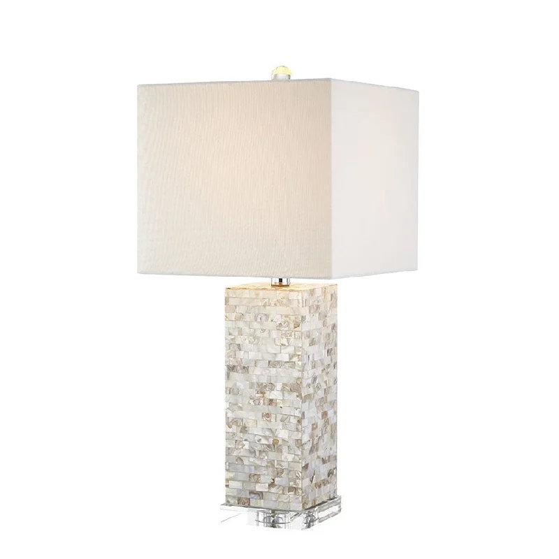 crystal table lamps with dazzling prisms for a glamorous effectMother of Pearl Square Table Lamp crystal table lamps with dazzling prisms for a glamorous effectMother of Pearl Square Table Lamp