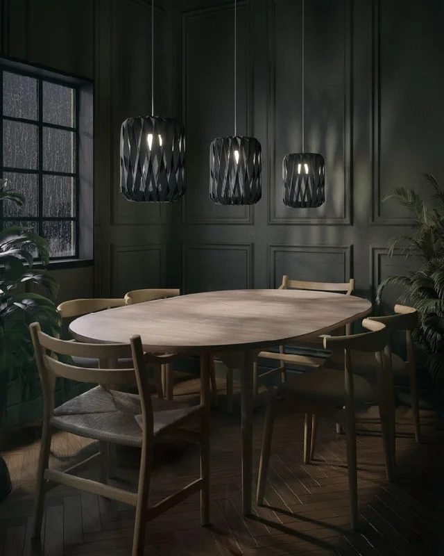 Scandinavian Style Ceiling Lights with Light Wood AccentsPilke Signature 18 Pendant Black Scandinavian Style Ceiling Lights with Light Wood AccentsPilke Signature 18 Pendant Black