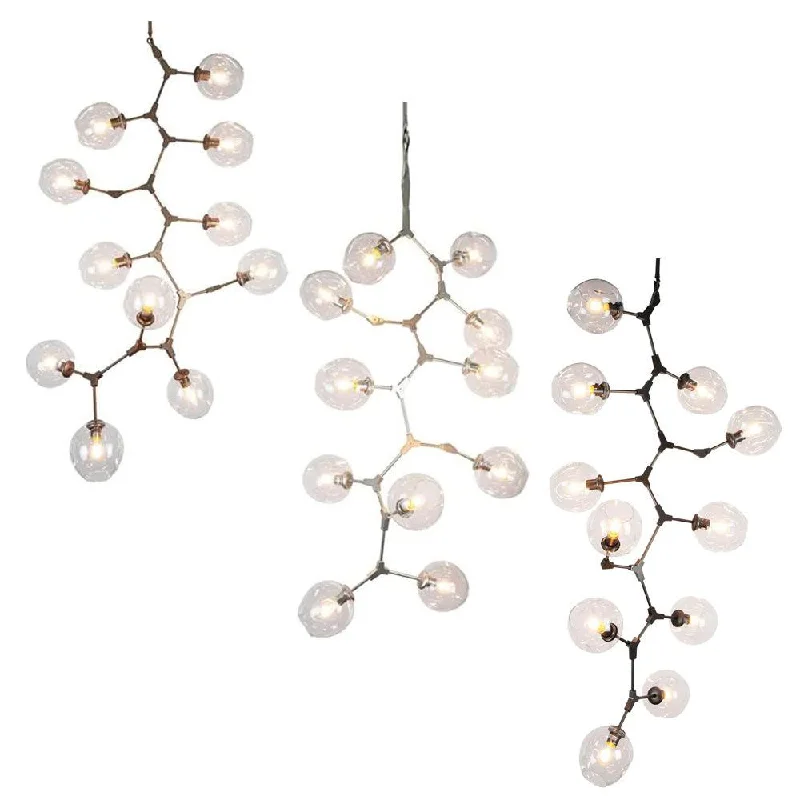 Mid - Century Modern Ceiling Lights with Simple, Sleek LinesReplica Lindsey Adelman Branch Bubble Vertial Pendant Light 11 Heads in Copper, Silver or Gunmetal Grey Mid - Century Modern Ceiling Lights with Simple, Sleek LinesReplica Lindsey Adelman Branch Bubble Vertial Pendant Light 11 Heads in Copper, Silver or Gunmetal Grey
