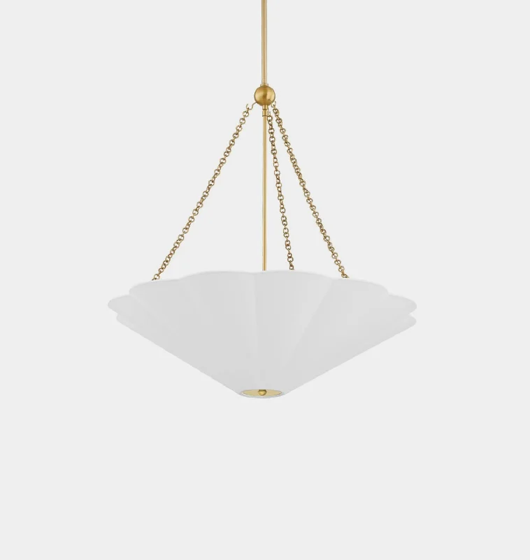 Glass Ceiling Lights with Frosted, Colored, or Etched GlassReyes Pendant
