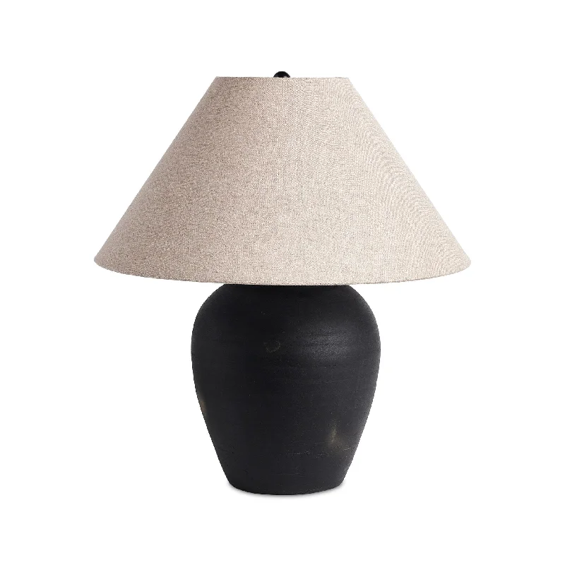 leather table lamps with a distressed texture for a rugged charmRusso Table Lamp