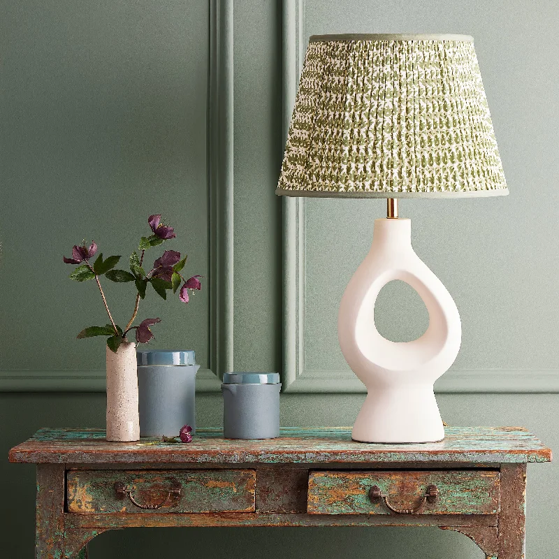 coastal style table lamps with nautical elements for beach housesSacha table lamp in matte white