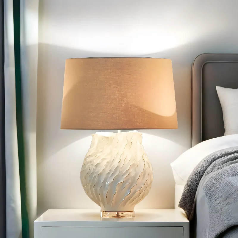 bohemian table lamps with colorful patterns for eclectic bedroomsSandy Bay Ceramic Table Lamp Base only in Cream bohemian table lamps with colorful patterns for eclectic bedroomsSandy Bay Ceramic Table Lamp Base only in Cream