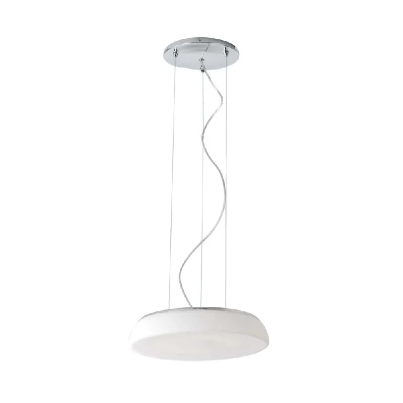 Chinese - Style Ceiling Lights with Red Lantern - Inspired DesignsSophistique LED Round Pendant Light in White Eurotech - 2711/1-LED Chinese - Style Ceiling Lights with Red Lantern - Inspired DesignsSophistique LED Round Pendant Light in White Eurotech - 2711/1-LED