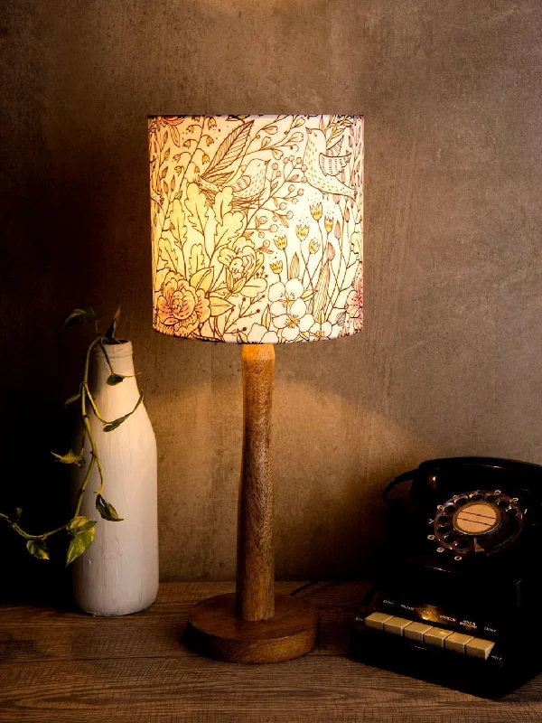 fabric table lamps with a linen shade for a relaxed and breathable lookSpring Leaves Wooden Lamp fabric table lamps with a linen shade for a relaxed and breathable lookSpring Leaves Wooden Lamp