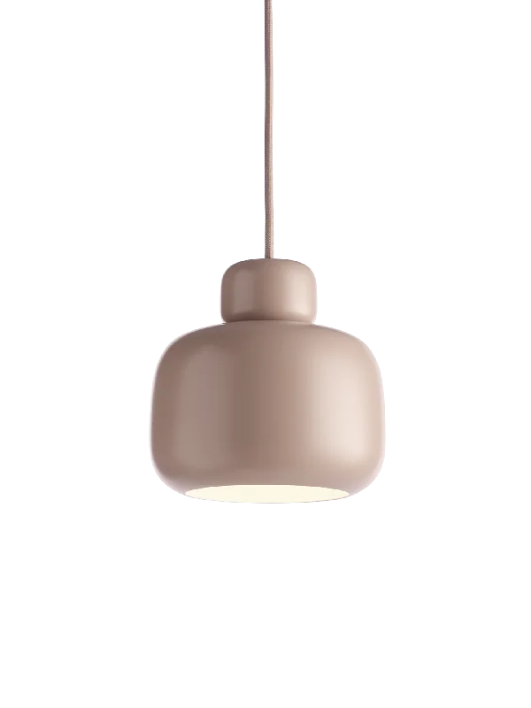 Indian - Themed Ceiling Lights with Intricate Filigree and Mirror WorkStone pendant (Small) - Dusty rose