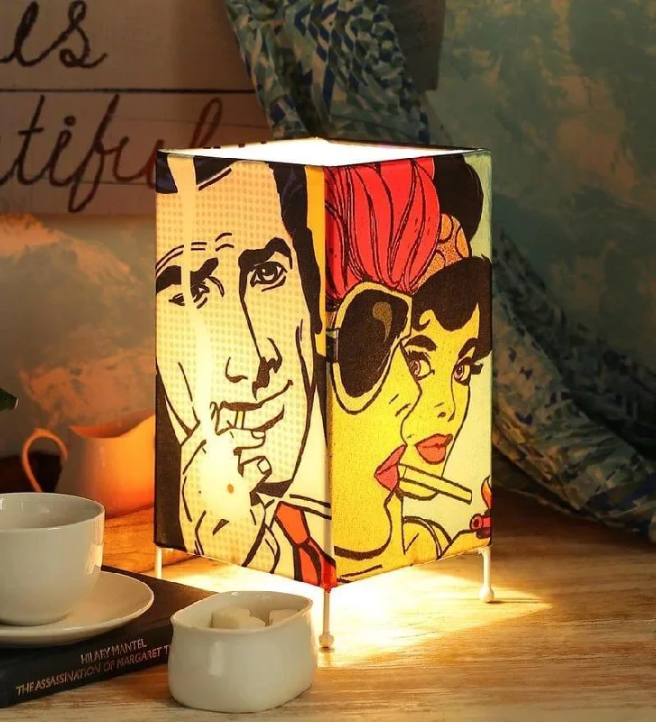 art deco table lamps with geometric shapes for a retro touchThe Looks Lamp