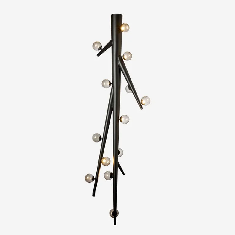Tropical - Themed Ceiling Lights with Palm - Leaf Shapes and Rattan WrapsTHORN LED LIGHT Tropical - Themed Ceiling Lights with Palm - Leaf Shapes and Rattan WrapsTHORN LED LIGHT