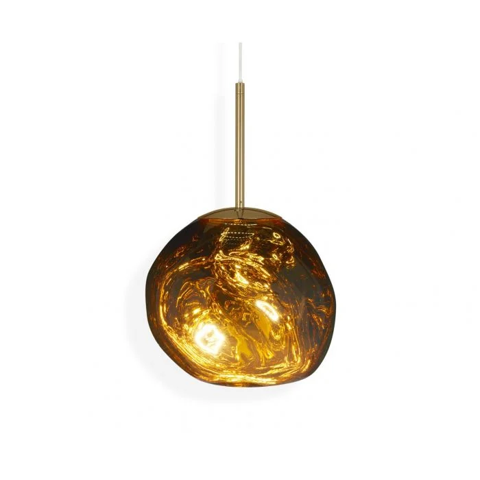 Metal Ceiling Lights in Brass, Copper, Stainless Steel, and IronTom Dixon Mini MELT LED Gold