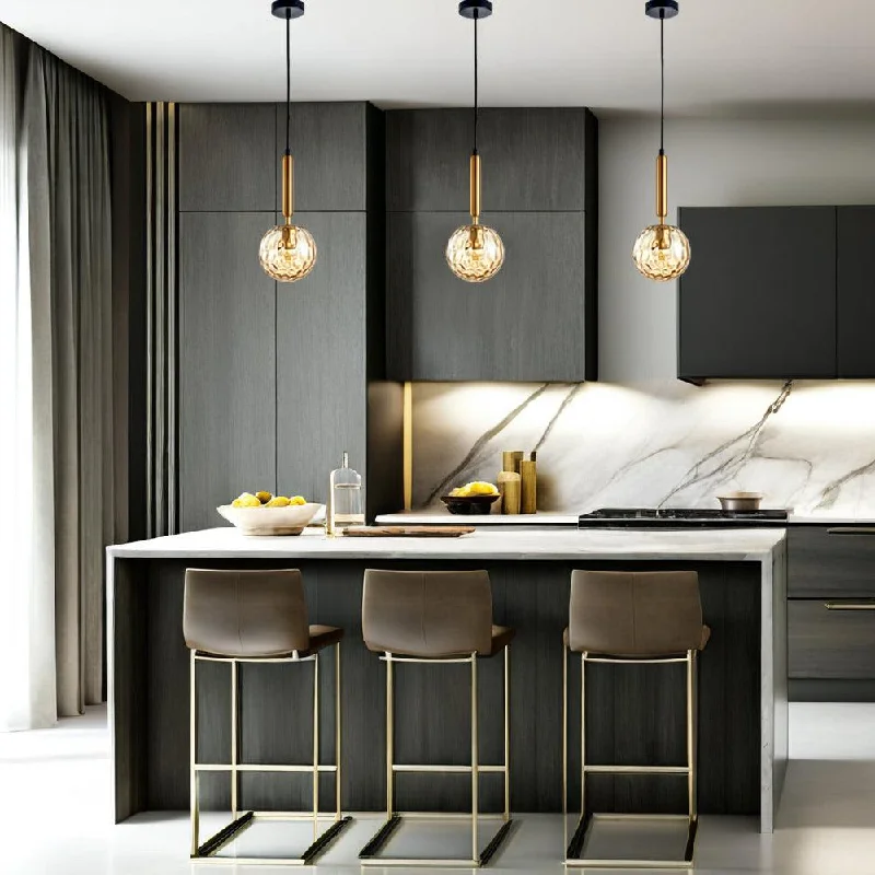 Mid - Century Modern Ceiling Lights with Simple, Sleek LinesTrattino Pendant Light in Bronze Amber Glass or Black Smoke Glass Mid - Century Modern Ceiling Lights with Simple, Sleek LinesTrattino Pendant Light in Bronze Amber Glass or Black Smoke Glass