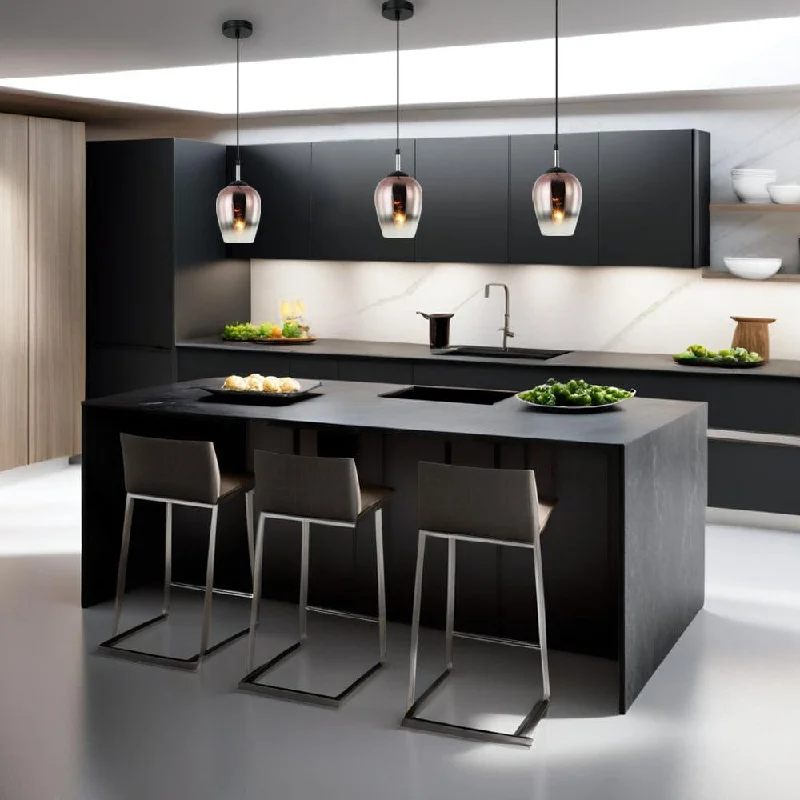 Modern Minimalist Ceiling Lights for Contemporary InteriorsVinum interior Glass Pendant Light in Chrome or Copper Modern Minimalist Ceiling Lights for Contemporary InteriorsVinum interior Glass Pendant Light in Chrome or Copper
