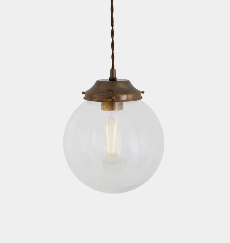 Scandinavian Style Ceiling Lights with Light Wood AccentsVirginia Clear Glass Globe Pendant Light Scandinavian Style Ceiling Lights with Light Wood AccentsVirginia Clear Glass Globe Pendant Light