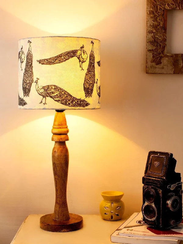 asian inspired table lamps with bamboo accents for a zen atmosphereWooden Peacock Print Lamp asian inspired table lamps with bamboo accents for a zen atmosphereWooden Peacock Print Lamp
