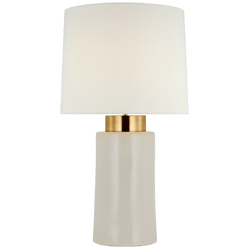 coastal style table lamps with nautical elements for beach housesXian 30" Table Lamp Ivory and Soft Brass | ready to ship!