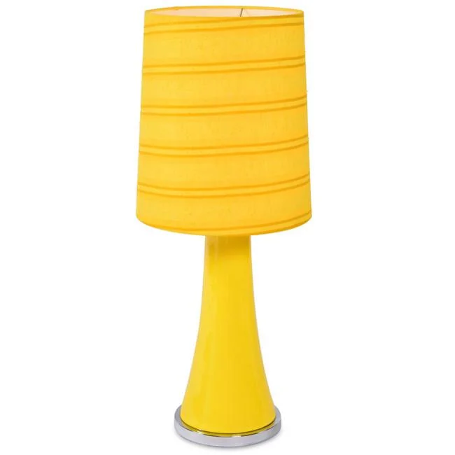 ceramic table lamps with hand painted designs for an artistic touchLarge Yellow Glass Table Lamp with Yellow Stripe Shade ceramic table lamps with hand painted designs for an artistic touchLarge Yellow Glass Table Lamp with Yellow Stripe Shade