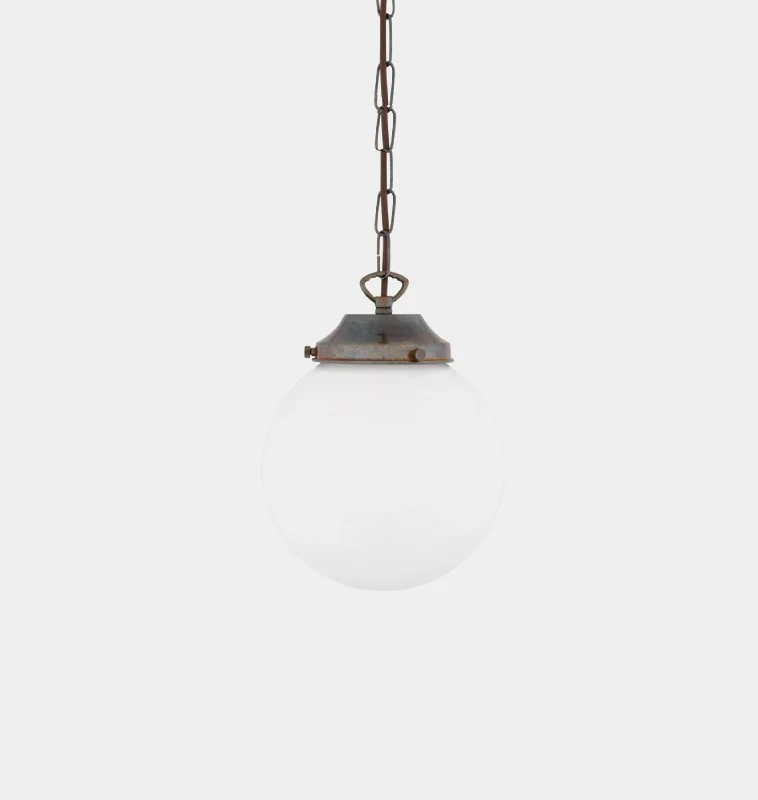 Retro Ceiling Lights Inspired by the 1950s and 1960s DesignYerevan Opal Globe Pendant Light